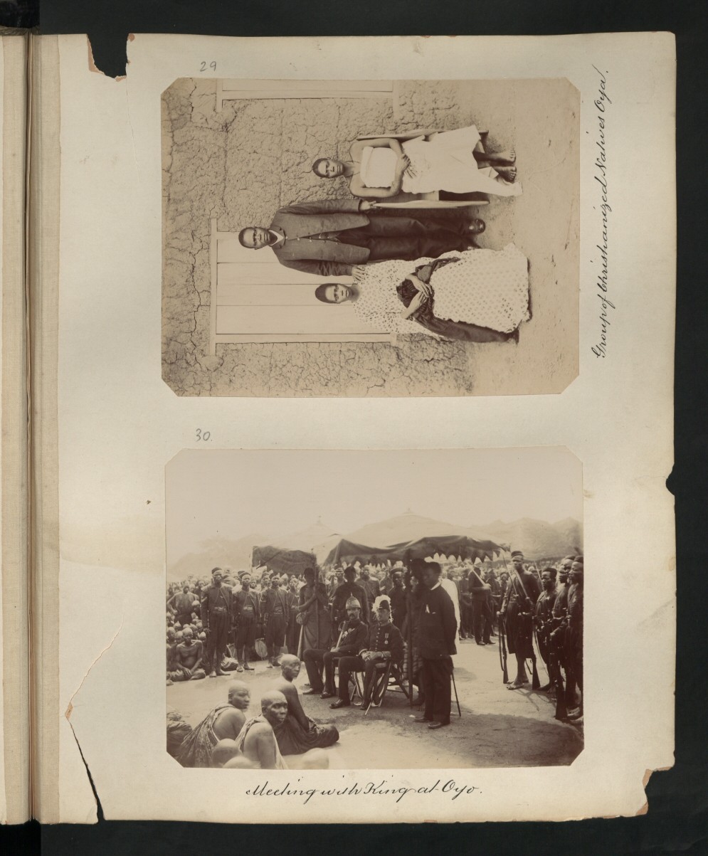 Rencontre avec le roi à Oyo, vers 1910